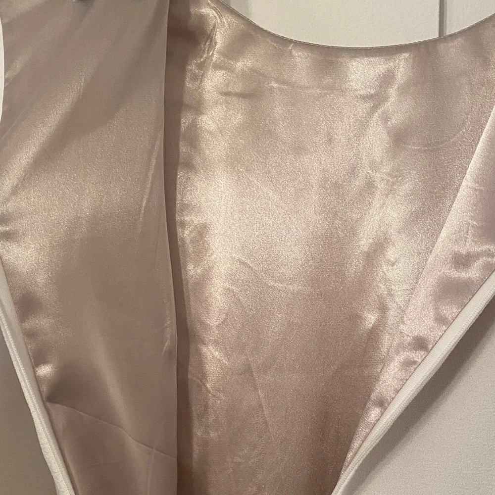 ANTONIO MELANI Cream Long Sleeve Dress - Picture 6 of 6